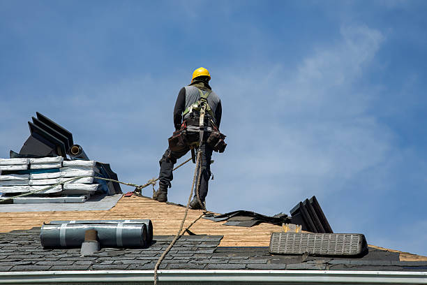 Professional Roofing technician working in Washington Crossing, PA